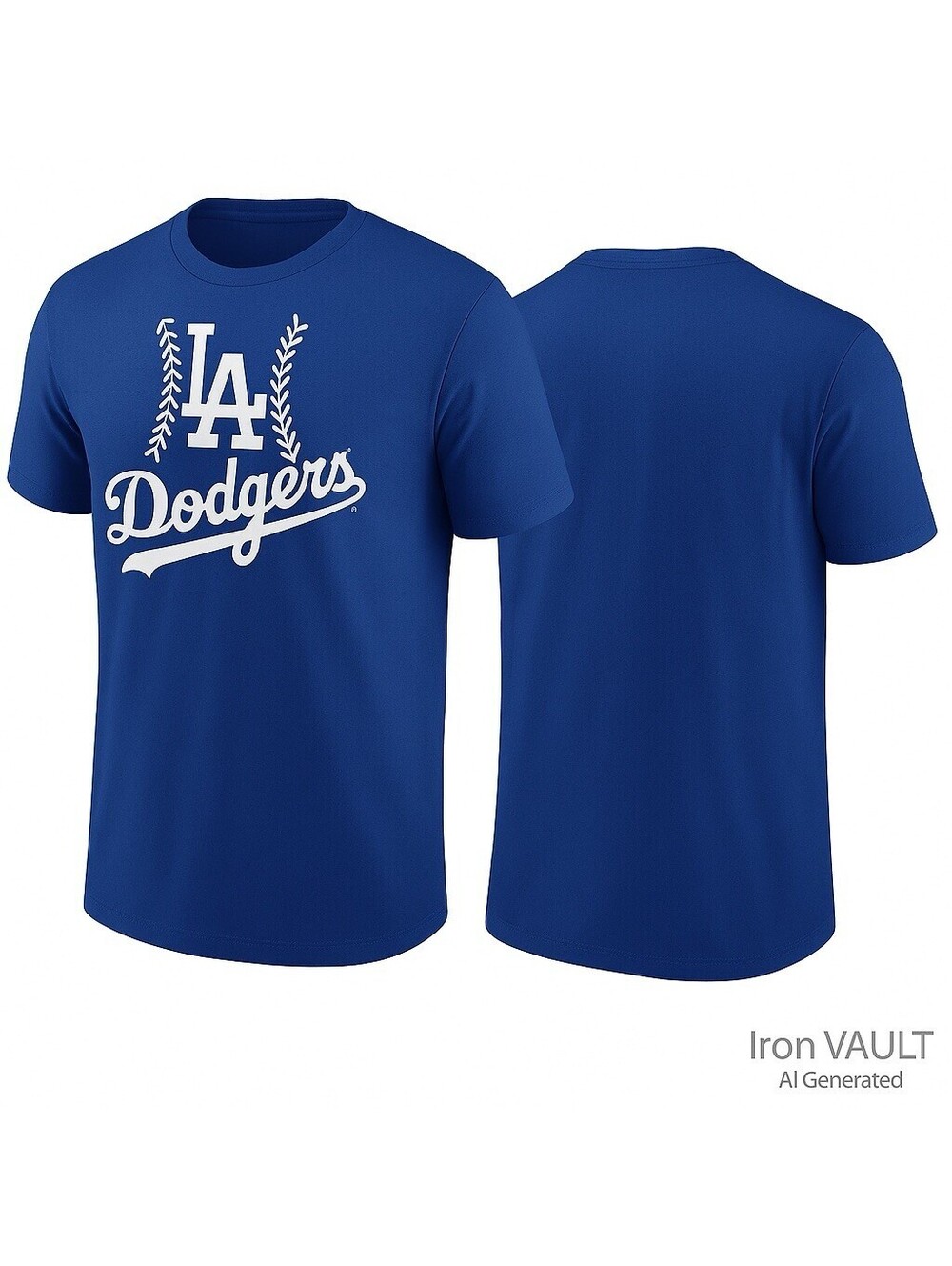 Los Angeles Dodgers Fanatics Blue Short Sleeve Cotton MLB T-Shirt Men’s Large